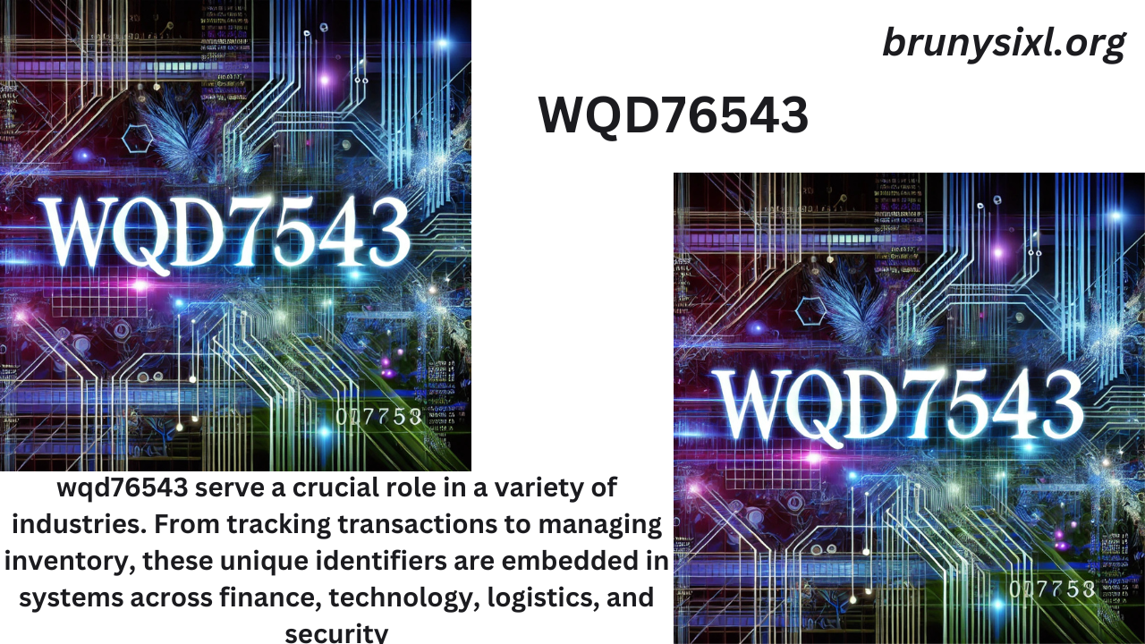 WQD76543: The Importance of Alphanumeric Codes